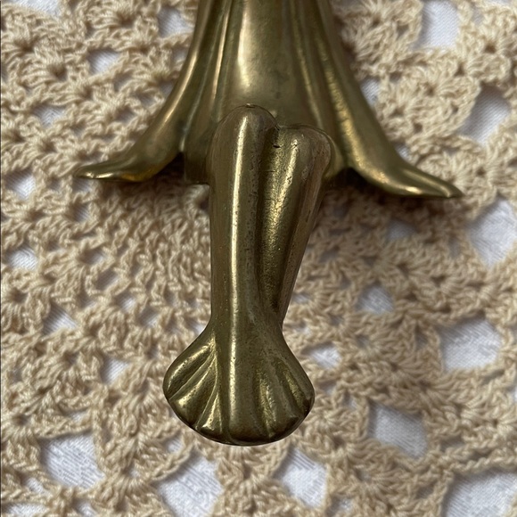 Vintage 1986 Solid Brass Gold Frog Wall Decor Set - Picture 5 of 5